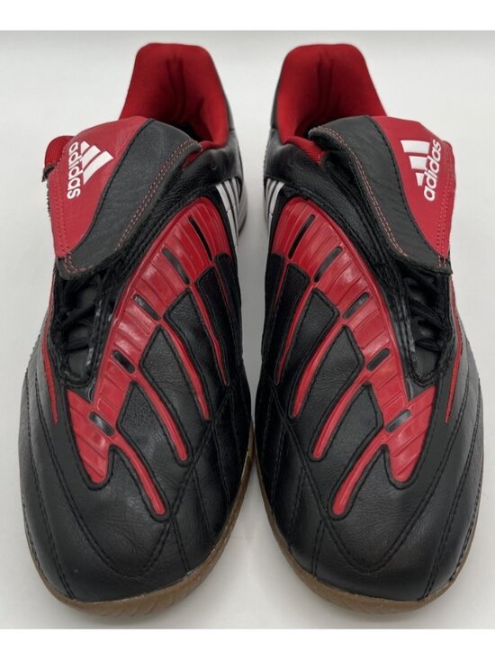 2007 Vintage adidas Predator Black Red Futsal Indoor Soccer Shoes Size 7.5 main image 11